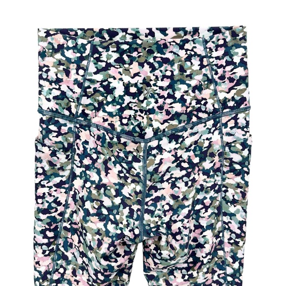 ATHLETA Leggings Salutation Stash Pocket II Print 7/8 - Picture 5 of 9